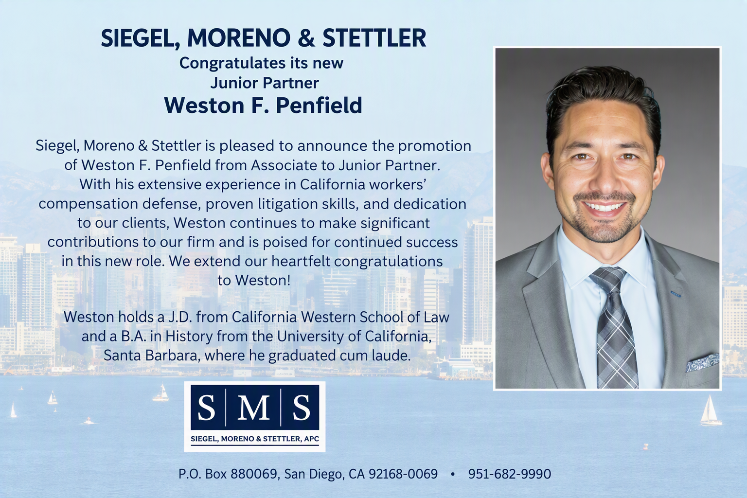Congratulations, Mr. Penfield